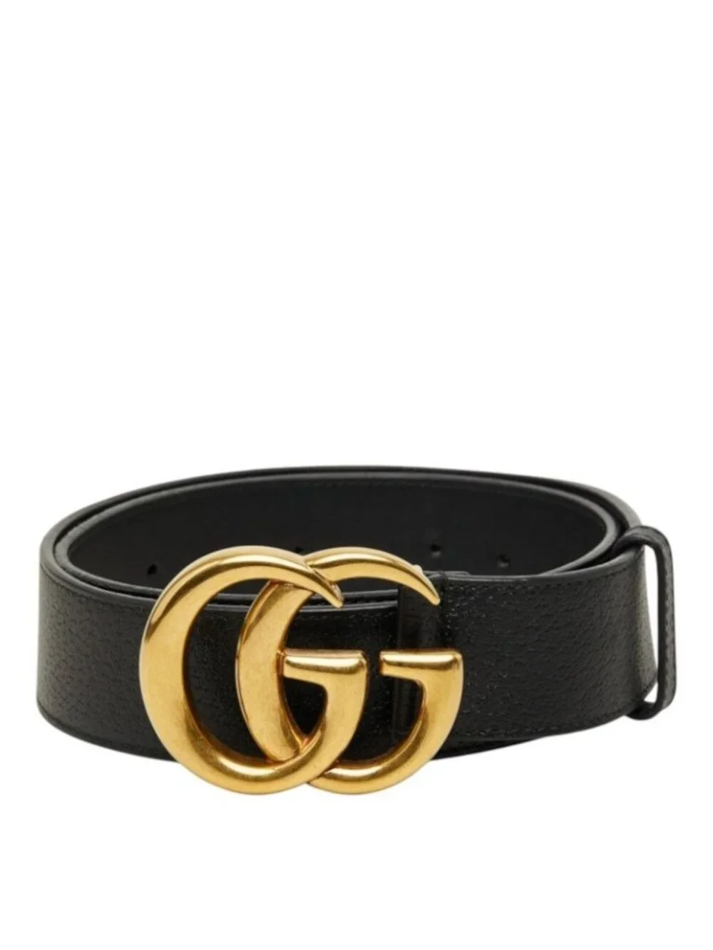 Gucci GG Marmont Belt 85/34 Black Leather